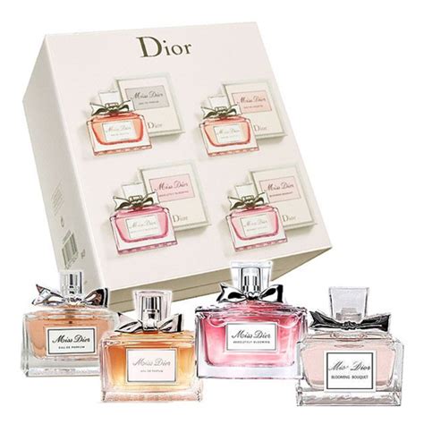 miss dior parfum mini set|miniature dior perfume gift sets.